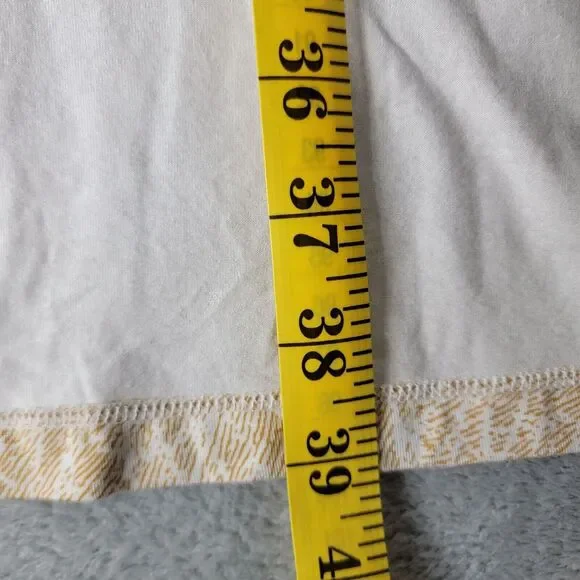 Athleta Santorini Thera‎ Printed Dress Mojave Shoreline Beige Stretch Athleisure - Picture 9 of 9